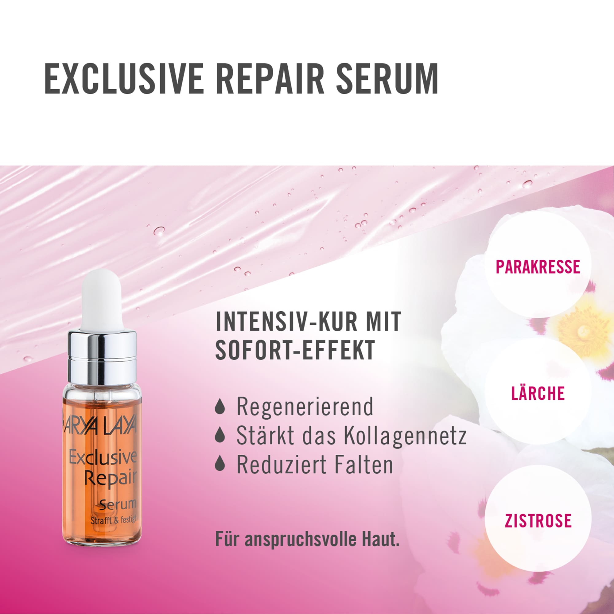 Wirkweise ARYA LAYA Exclusive Repair Serum