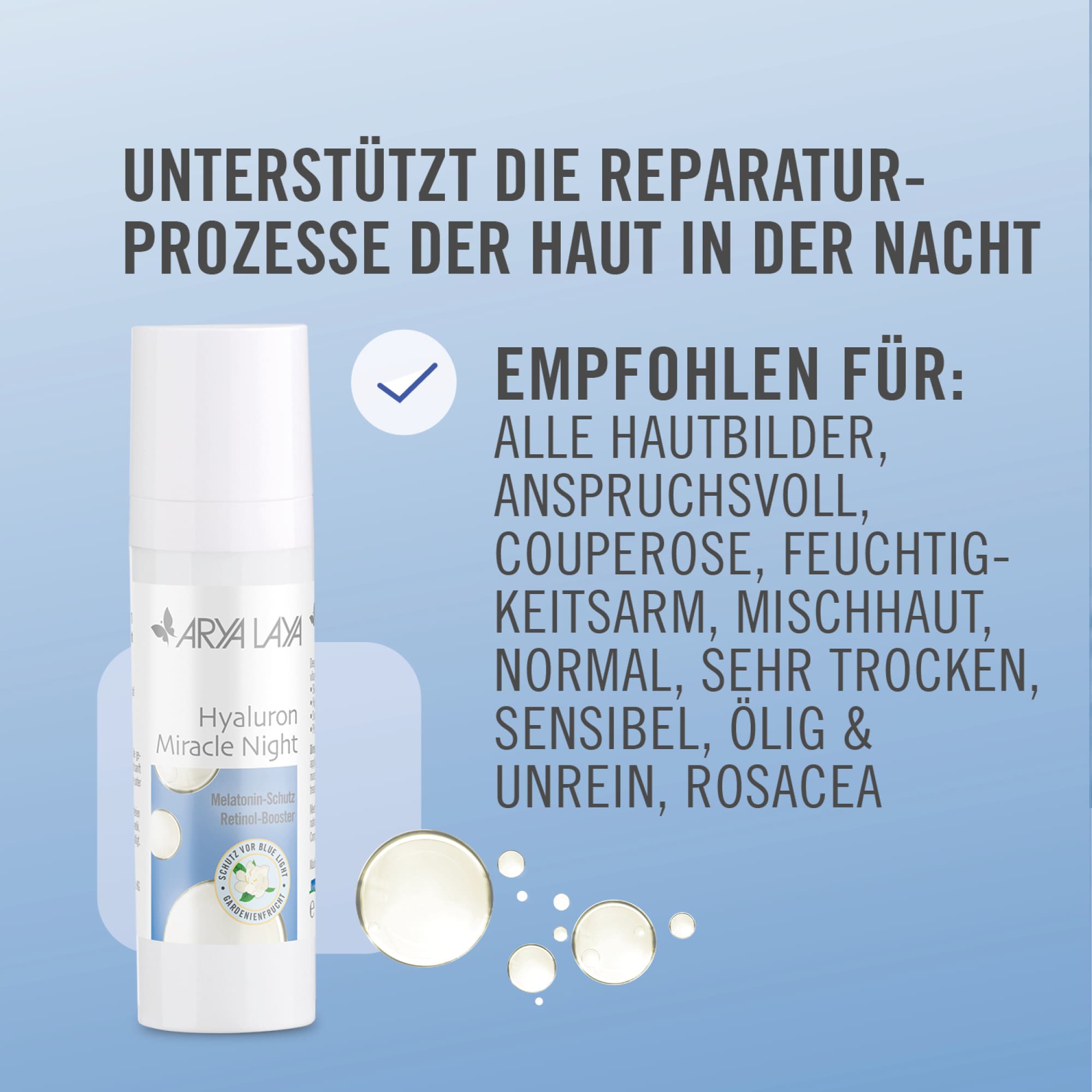 Empfohlen für alle Hauttypen