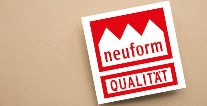 Neuform-Qualitätssiegel