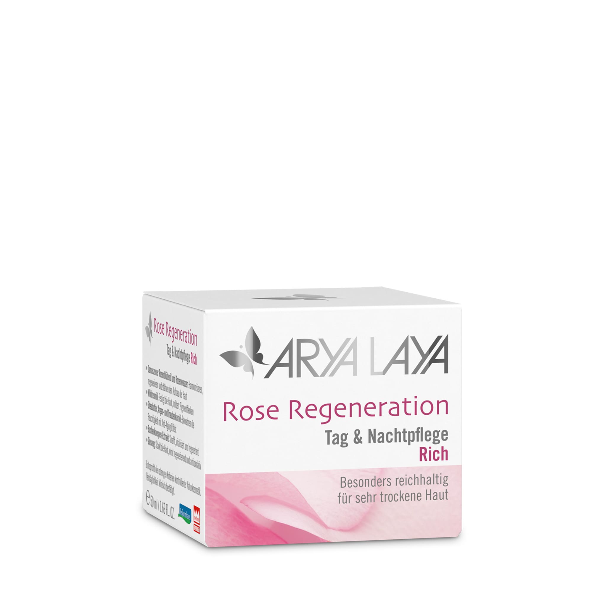 ARYA LAYA Rose Regeneration Tag & Nachtpflege Rich 50 ml, Faltschachtel