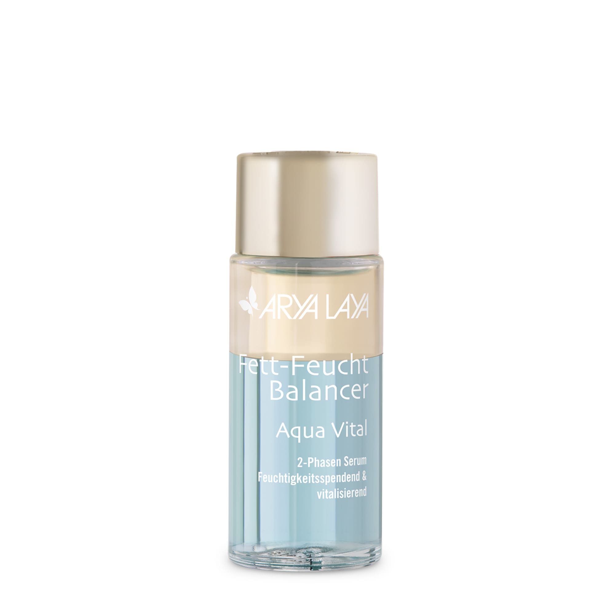 Glasflasche ARYA LAYA Fett-Feucht Balancer Aqua Vital 50 ml Glasflasche mit ARYA LAYA Fett-Feucht Balancer Aqua Vital, 50 ml