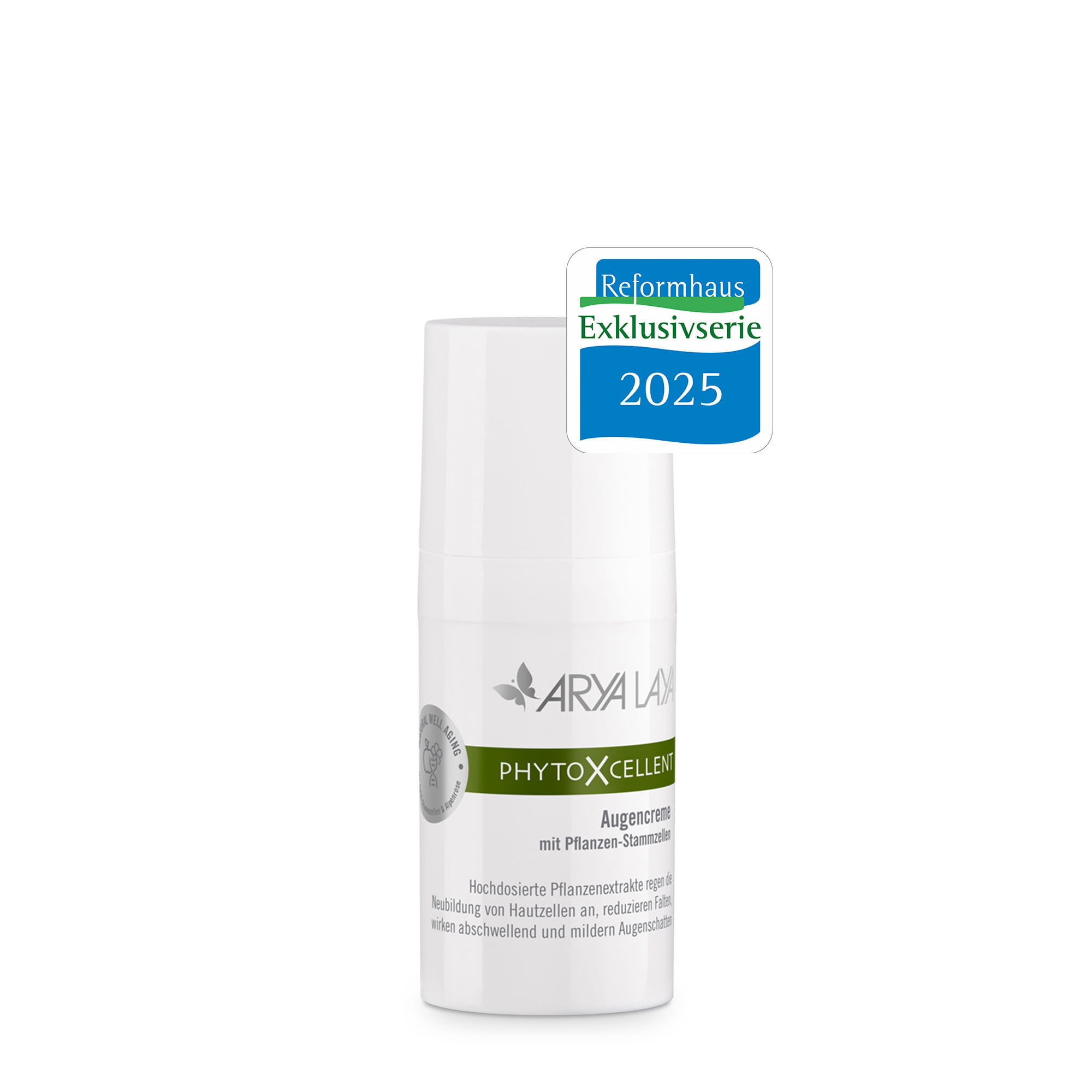 Airless-Spender mit ARYA LAYA PhytoXcellent Augencreme, 15 ml 