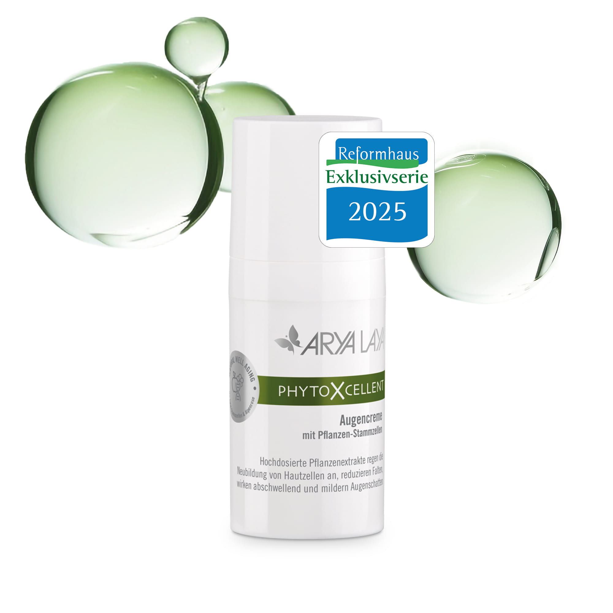 Hero: Airless-Spender ARYA LAYA PhytoXcellent Augencreme 15 ml Airless-Spender mit ARYA LAYA PhytoXcellent Augencreme, 15 ml