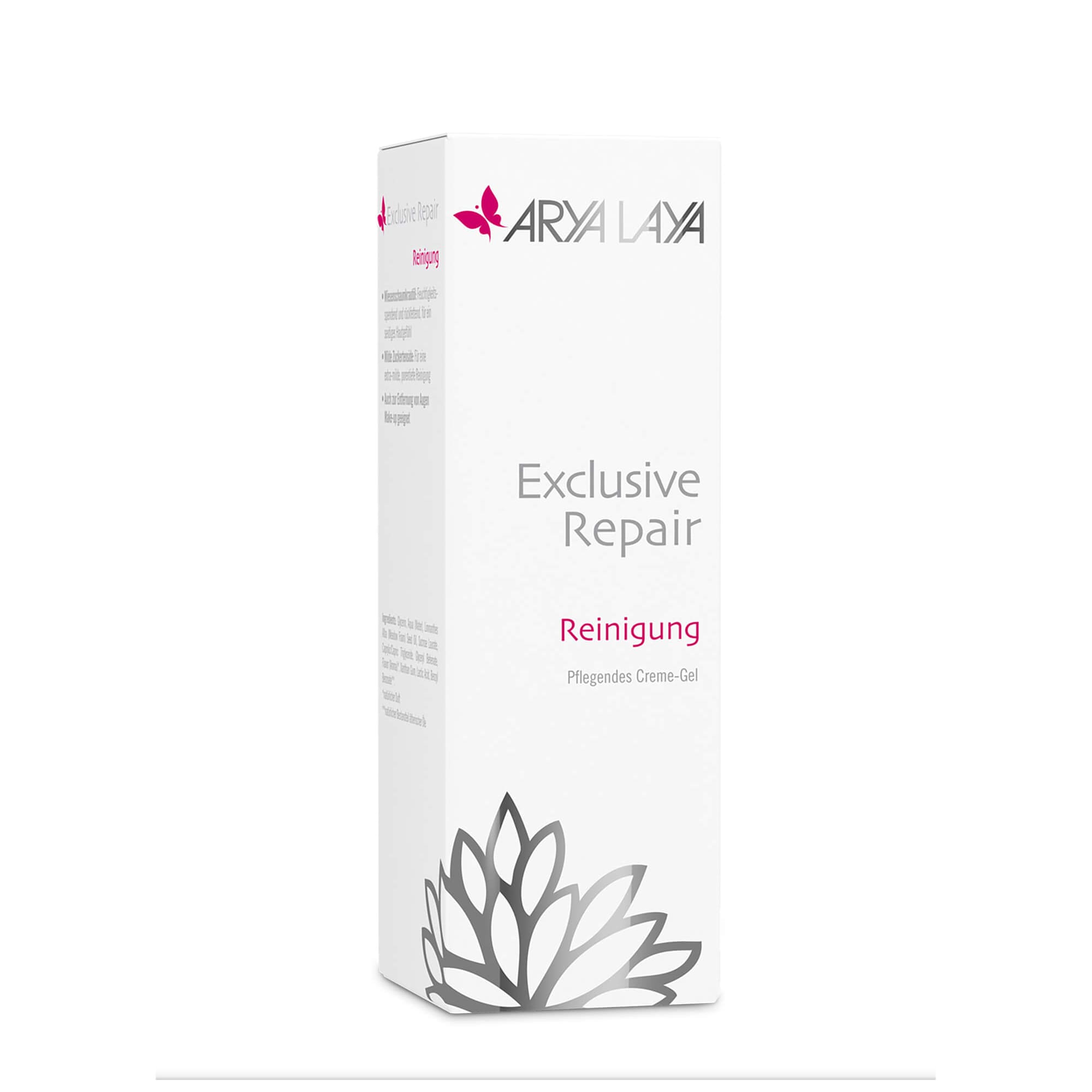 Faltschachtel ARYA LAYA Exclusive Repair Reinigung 100 ml Faltschachtel mit ARYA LAYA Exclusive Repair Reinigung, 100 ml