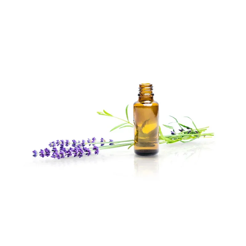 Lavendelblueten-Öl Lavendelblüten mit Fläschchen