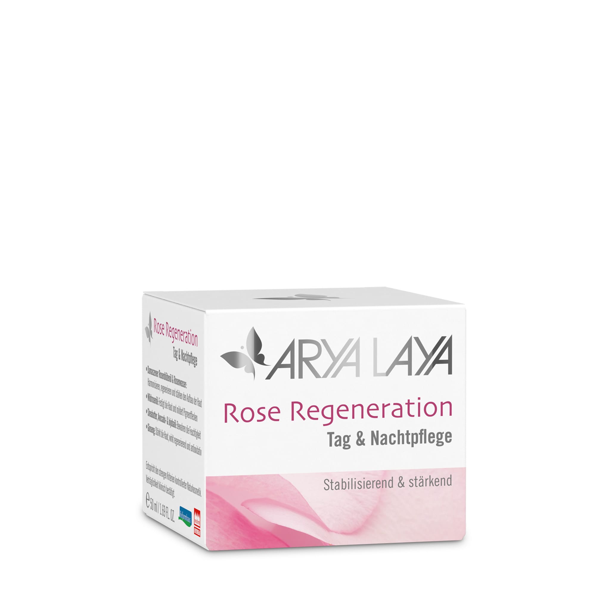 ARYA LAYA Rose Regeneration Tag & Nachtpflege 50 ml, Faltschachtel