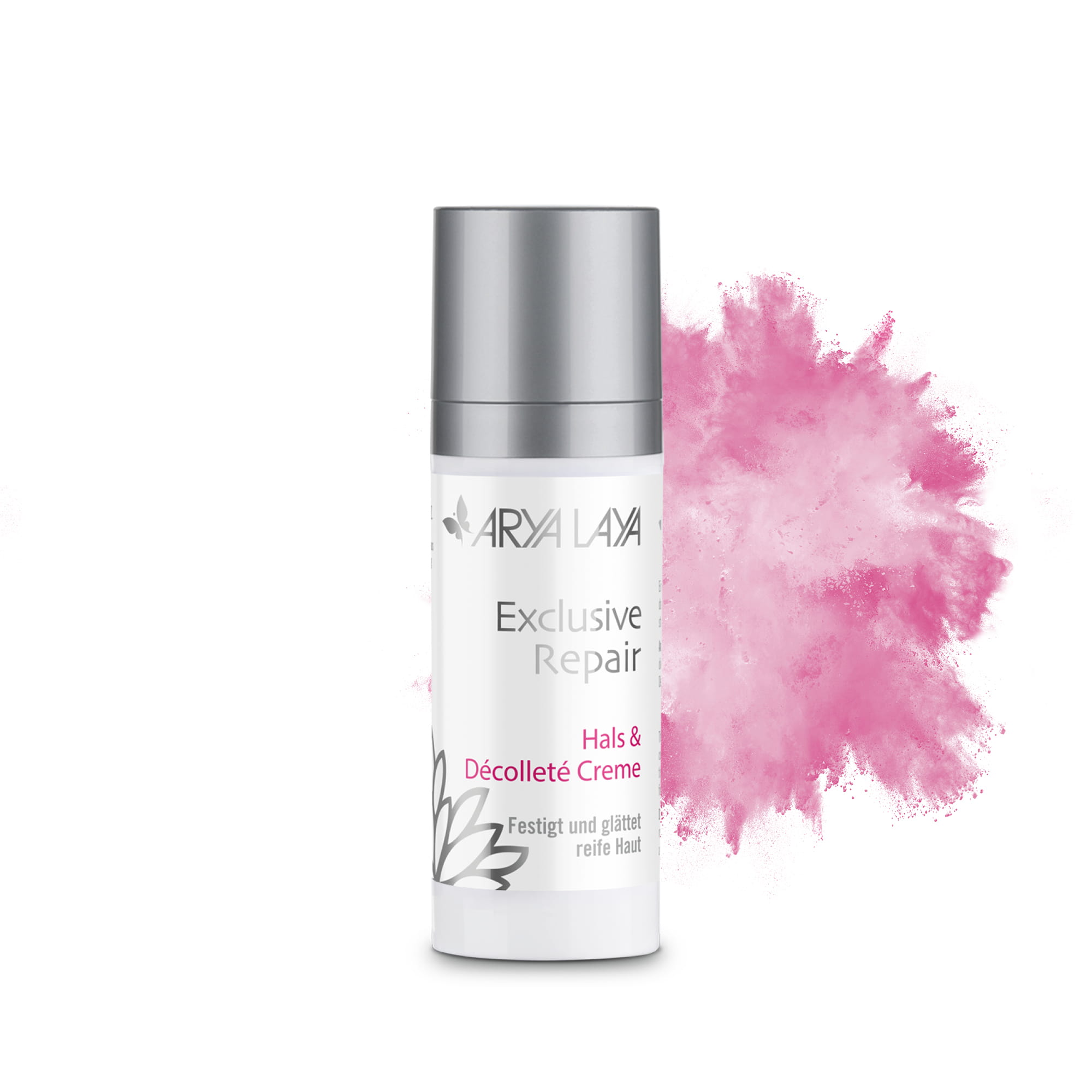 Hero: Airless-Spender ARYA LAYA Exclusive Repair Hals und Décolleté Creme 50 ml Airless-Spender mit ARYA LAYA Exclusive Repair Hals und Décolleté Creme, 50 ml