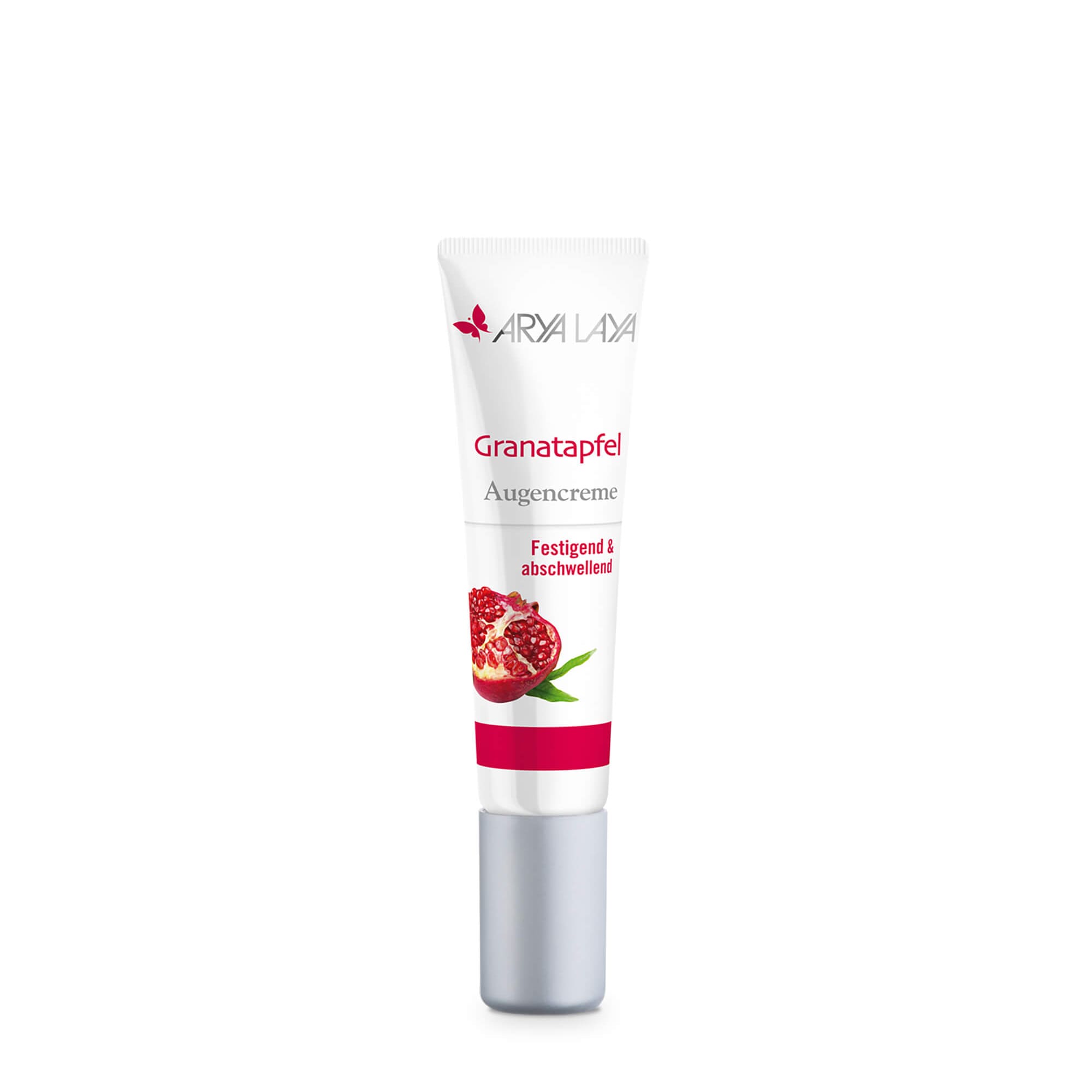 Tube mit ARYA LAYA Granatapfel Augencreme, 15 ml