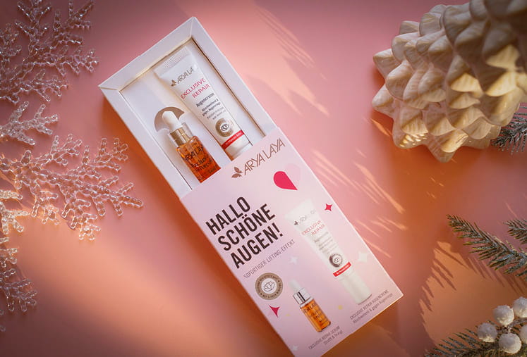 Weihnachtsidee ARYA LAYA Geschenkset Exclusive Repair "Hallo schöne Augen"