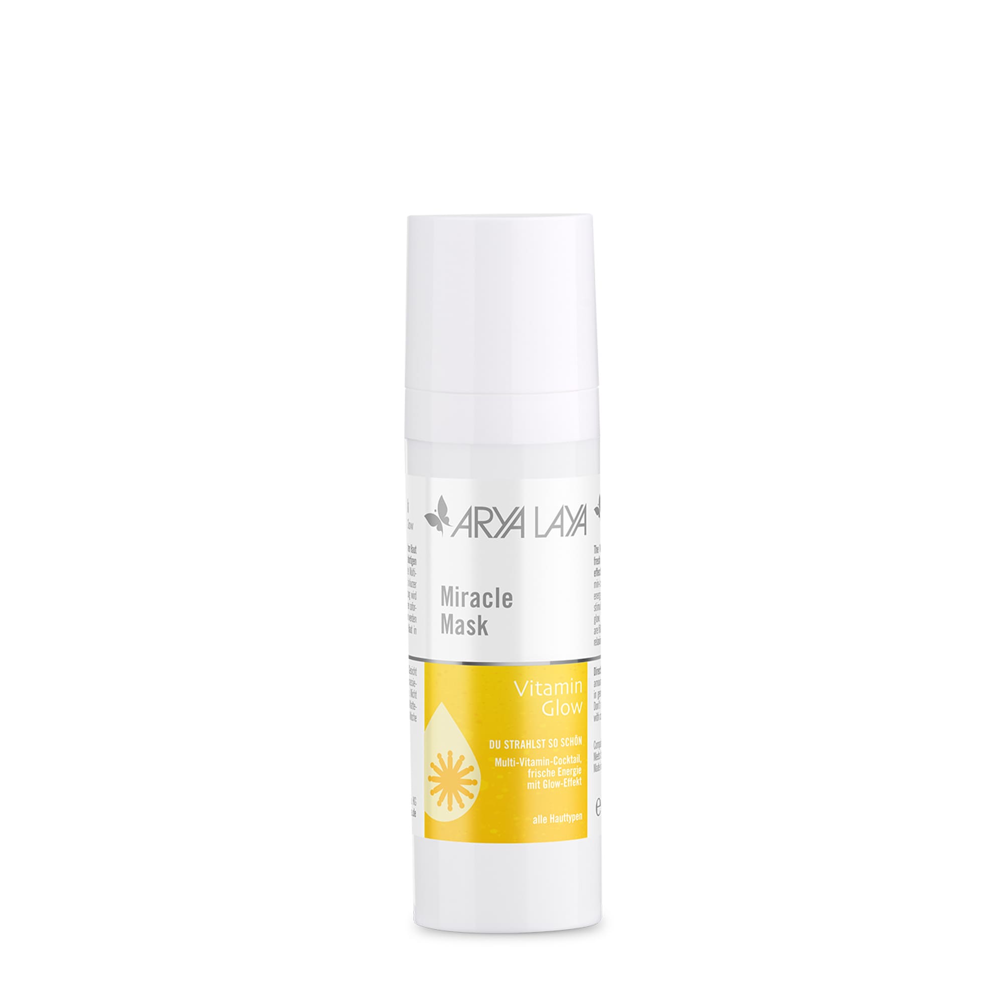 Airless-Spender mit ARYA LAYA Miracle Mask Vitamin Glow, 30 ml 