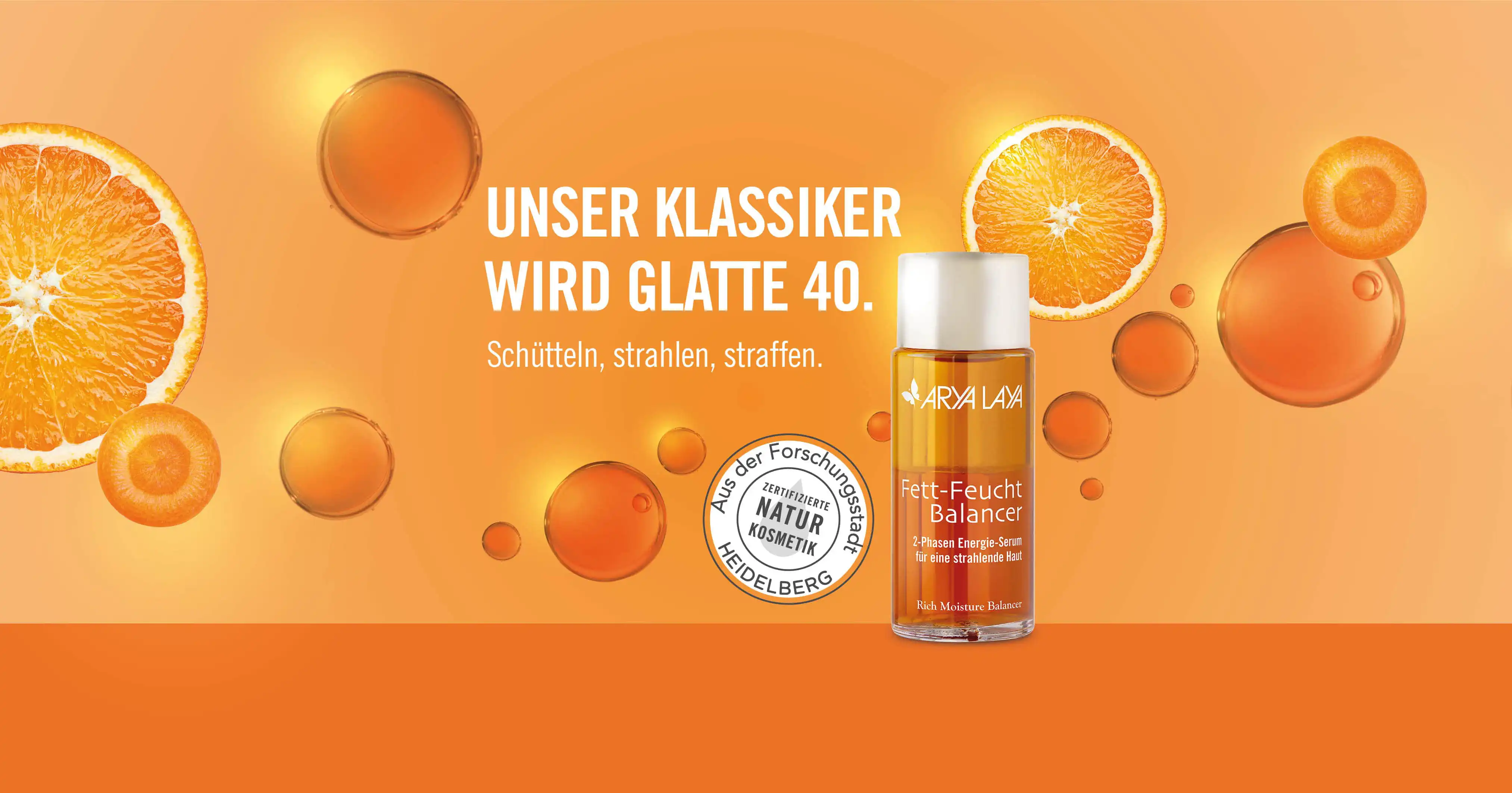 Header Fett-Feucht Balancer Klassiker Jubiläum Unser Klassiker wird glatte 40