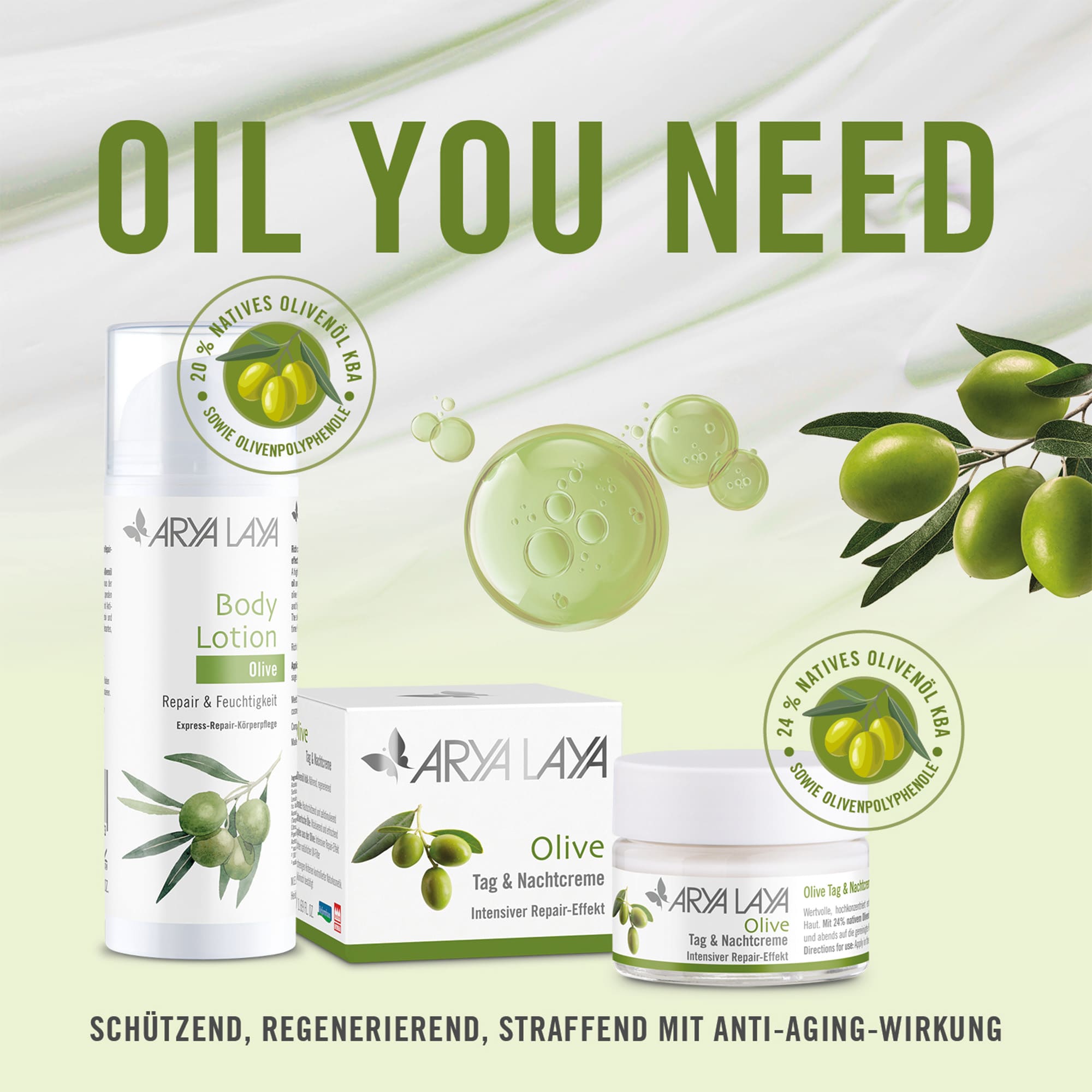 Oil you need: schützend, regenerierend, straffend mit Anti-Aging-Wirkung