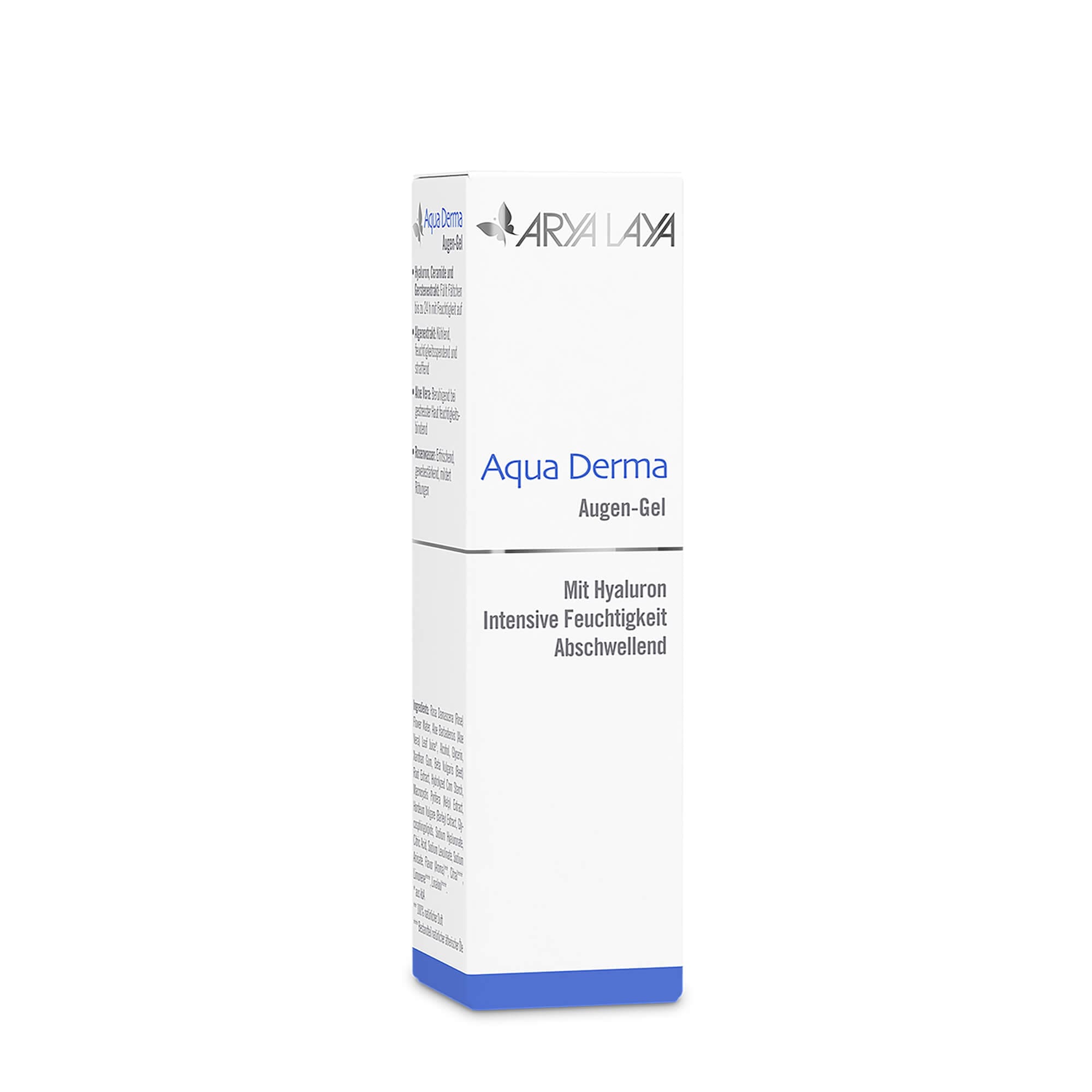 Faltschachtel mit ARYA LAYA Aqua Derma Augen Gel, 30 ml