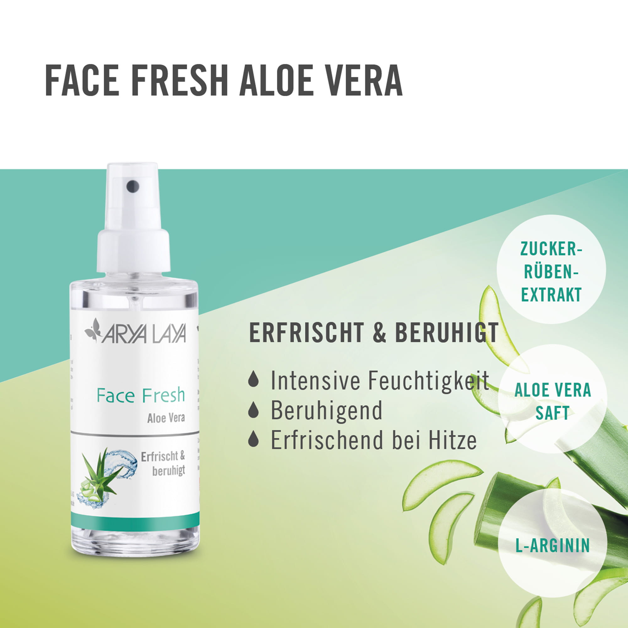 Wirkweise ARYA LAYA Face Fresh Aloe Vera