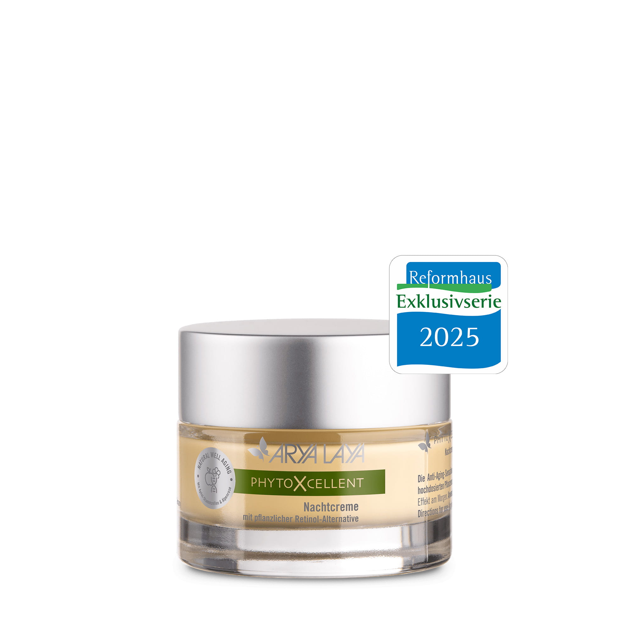 Tiegel mit ARYA LAYA PhytoXcellent Nachtcreme, 50 ml