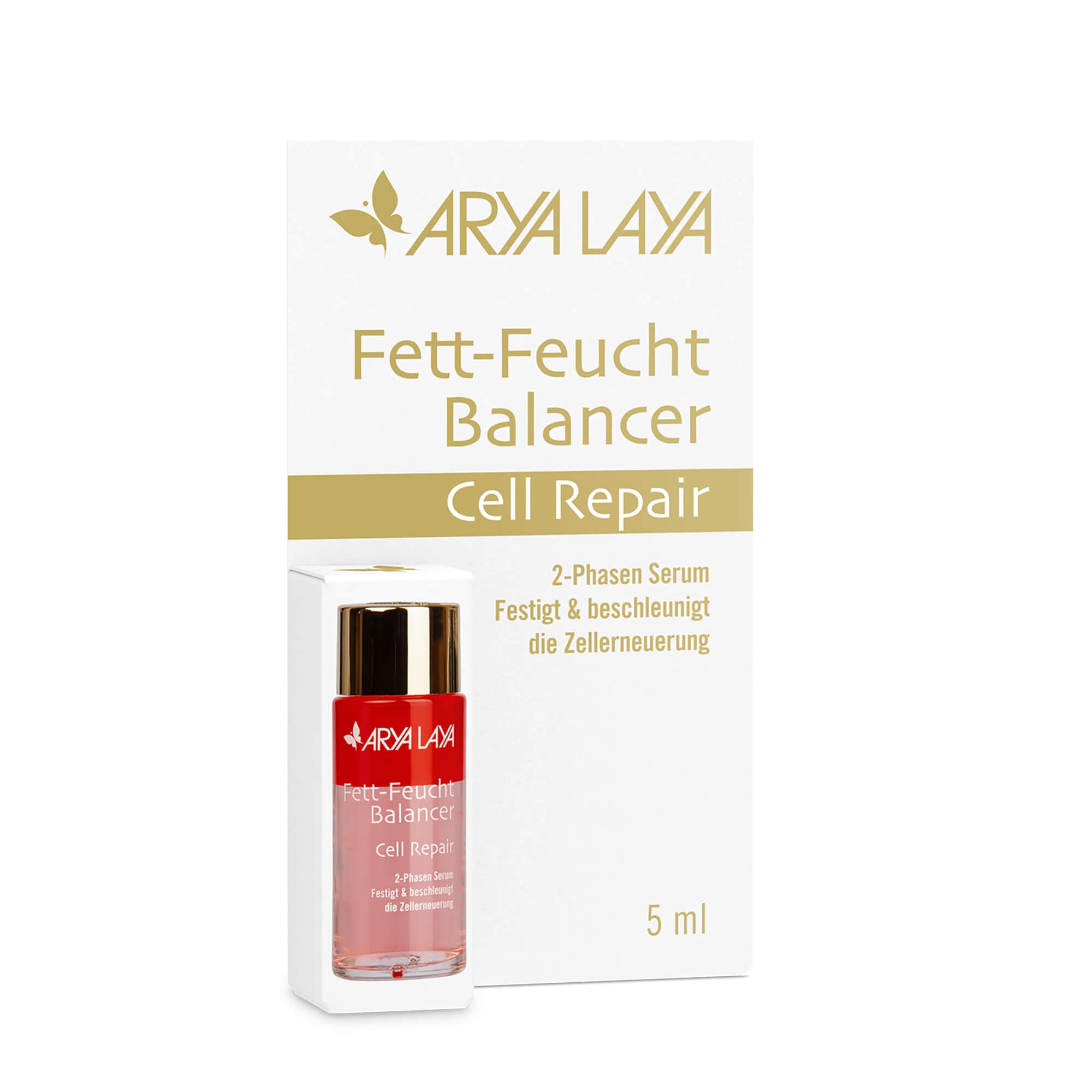 Faltschachtel ARYA LAYA Fett-Feucht Balancer Cell Repair Probiergröße 5 ml Faltschachtel mit ARYA LAYA Fett-Feucht Balancer Cell Repair Probiergröße, 5 ml