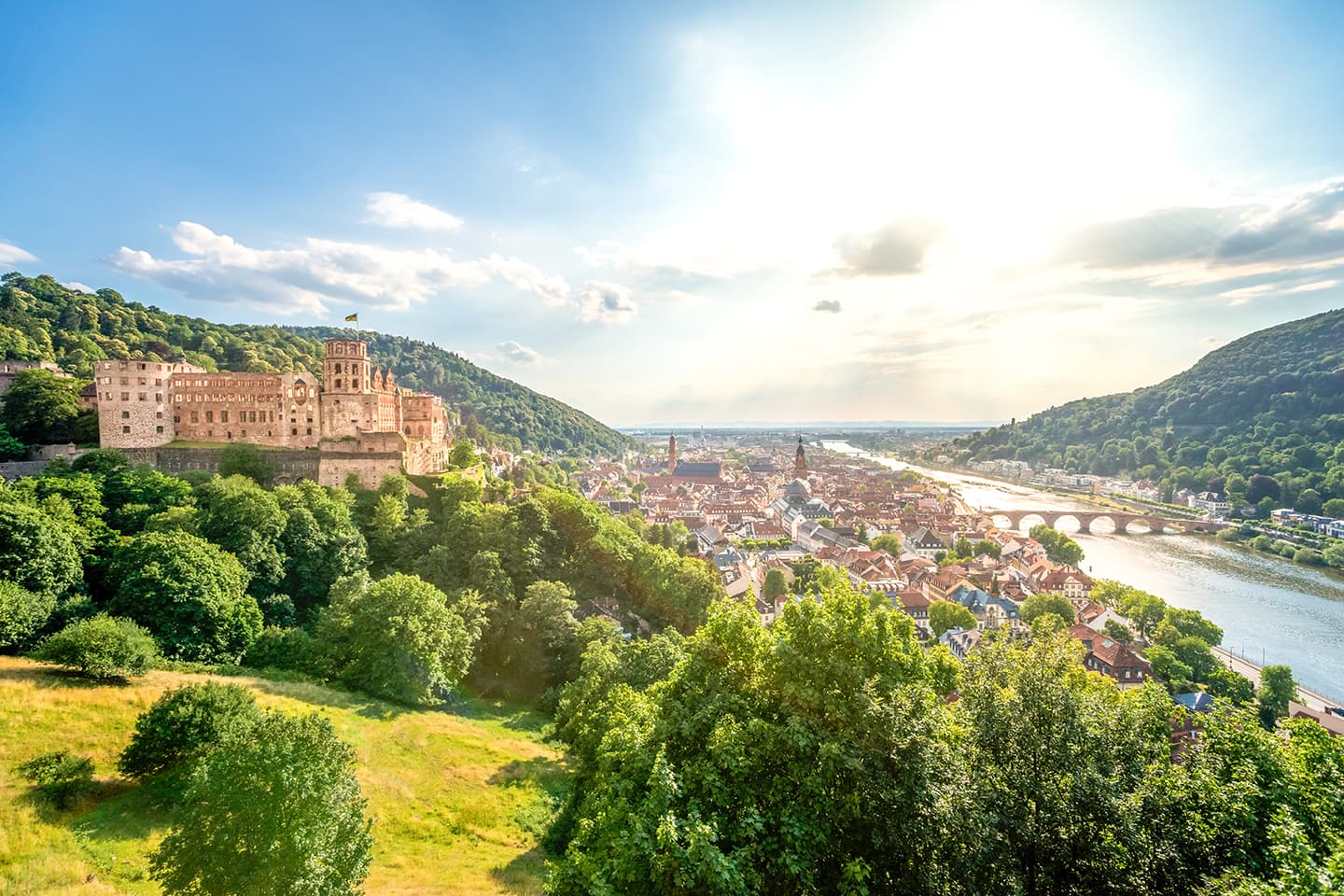 Über uns Heidelberg Heidelberg mit Schloss und Brücke