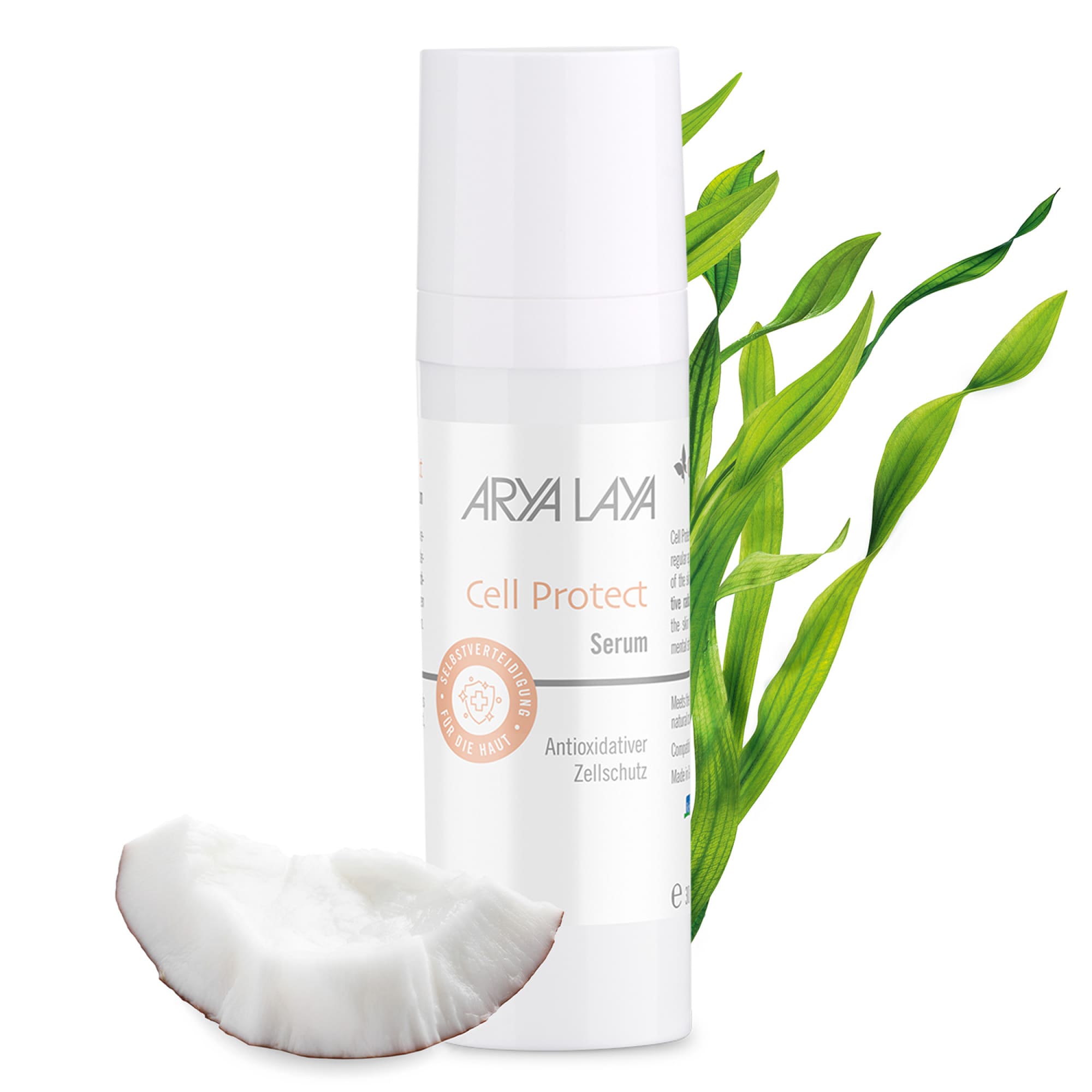 Airless-Spender mit ARYA LAYA Cell Protect Serum, 30 ml