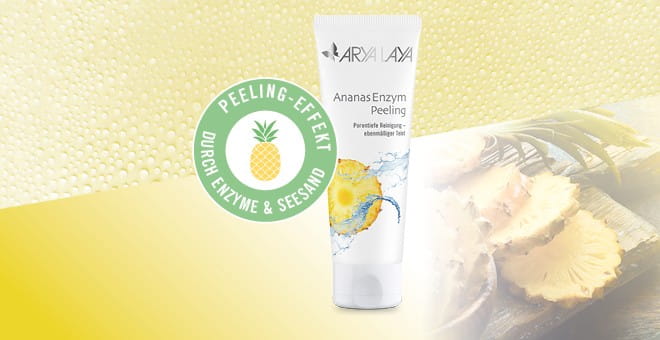 ARYA LAYA Ananas Enzym Peeling perfekte Vorbereitung Das Ananas Enzym Peeling ist die perfekte Vorbereitung vor der Anwendung der Miracle Mask Masken