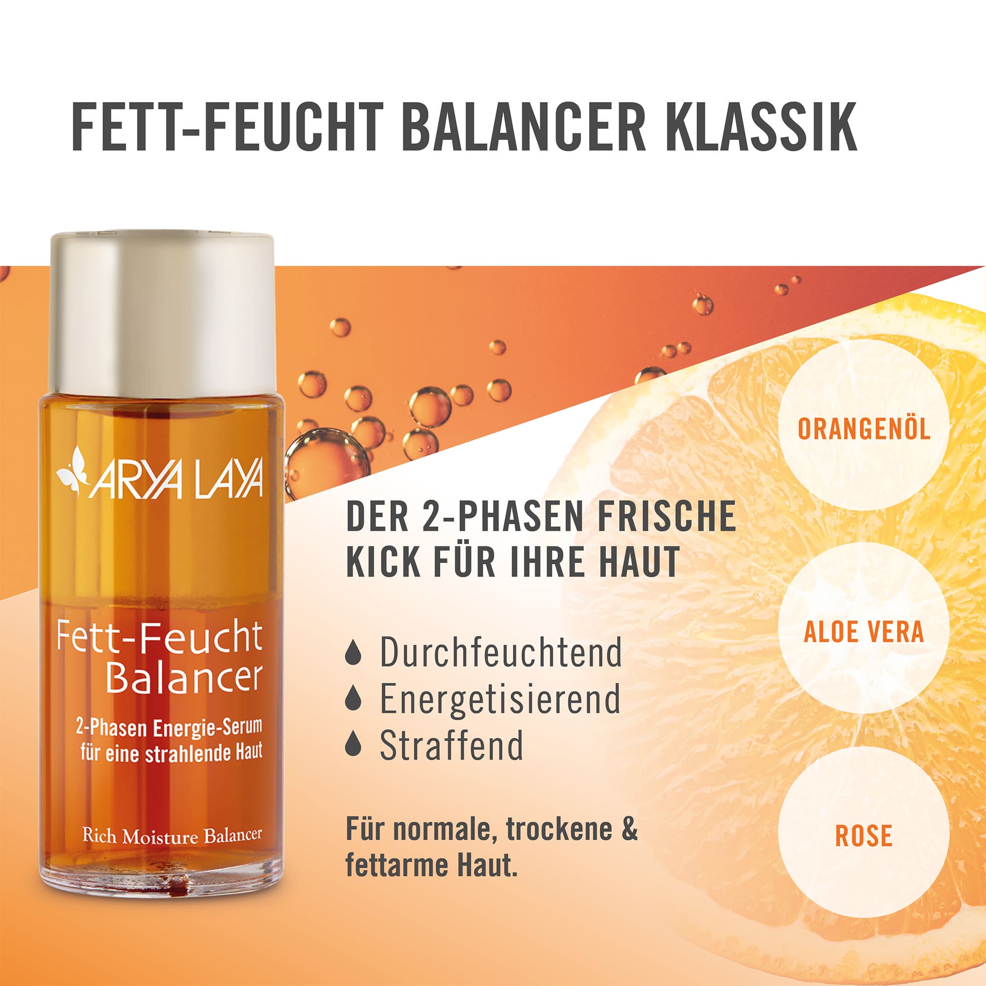 Wirkweise ARYA LAYA Fett-Feucht Balancer Klassiker Wirkweise ARYA LAYA Fett-Feucht Balancer Cell Repair Klassiker